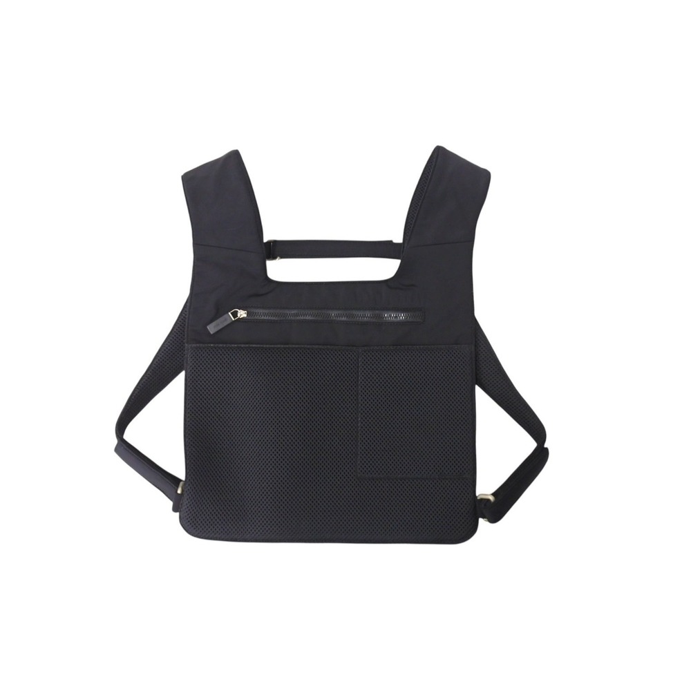 Miu Miu Harness Vest Bag Mesh Body Black
